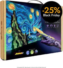 Oktoclay Pintar 3D creative set ''Starry night'' Van Gogh