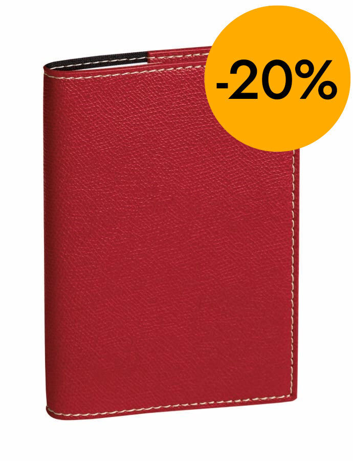 Agenda Quo Vadis President Club 21x27 sem/vista cat 2026 rojo