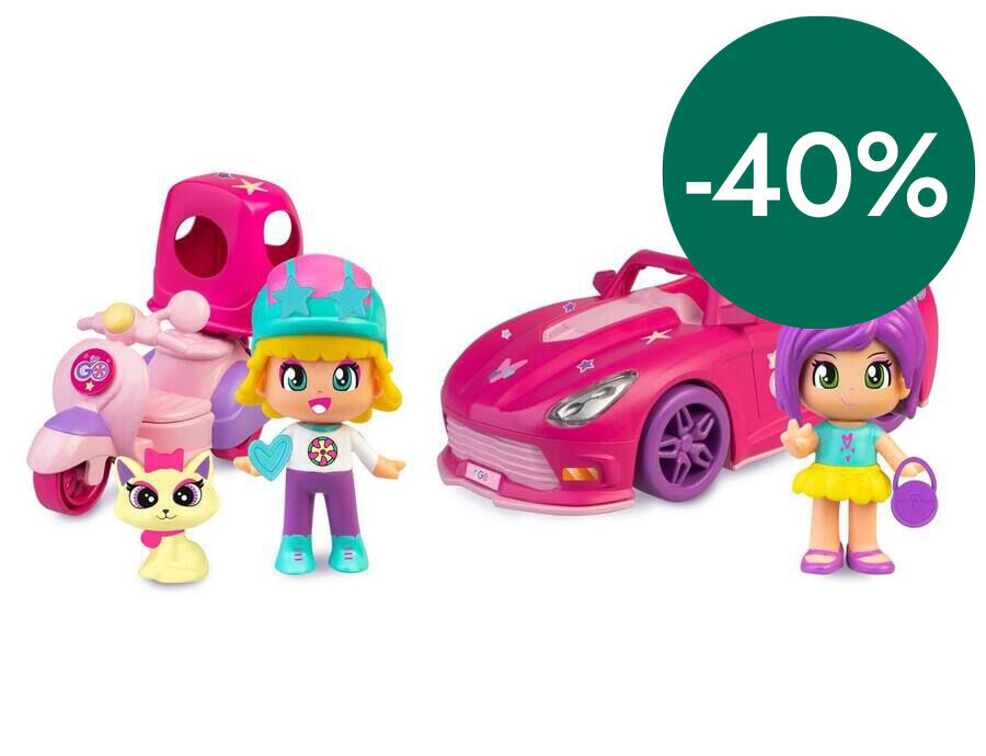 Pinypon Let's Go Cotxe o Moto