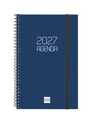Agenda Finocam Opaque Semana Vista Horizontal 2027 Catal&aacute;n Azul