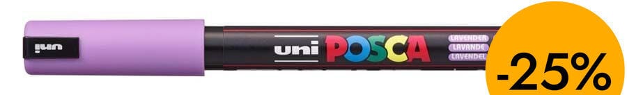 Rotulador Posa PC-1MR 0,7mm lavanda