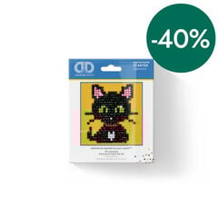 Diamond Dotz Gatito de ojos verdes