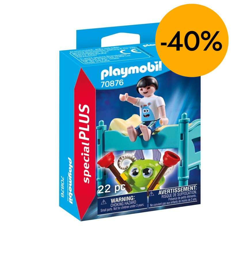 Playmobil Special Plus Ni&ntilde;o con monstruo 70876