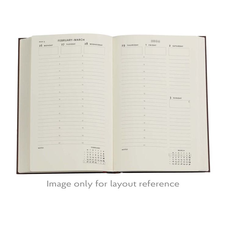 Agenda 18 meses Paperblanks Maxi sem/vista 2025-26 Gris Paloma