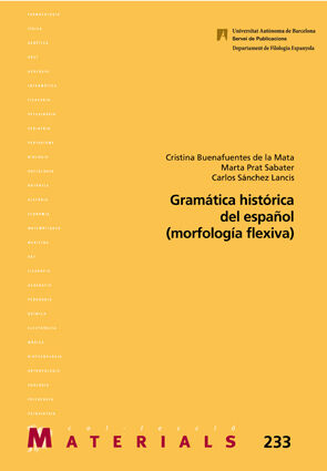 Gram&aacute;tica hist&oacute;rica del espa&ntilde;ol