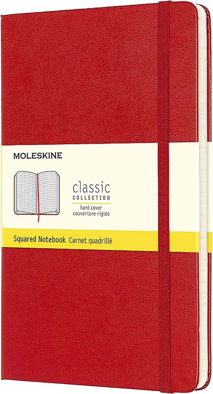 Llibreta Moleskine Soft L Negre Quadre