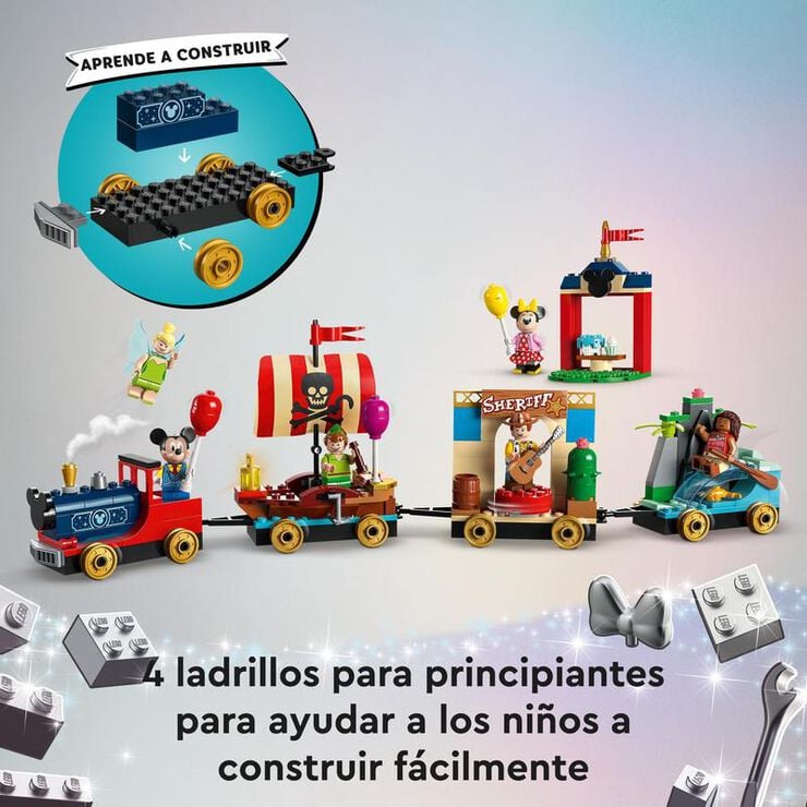 LEGO® Disney Tren Homenaje a Disney 43212
