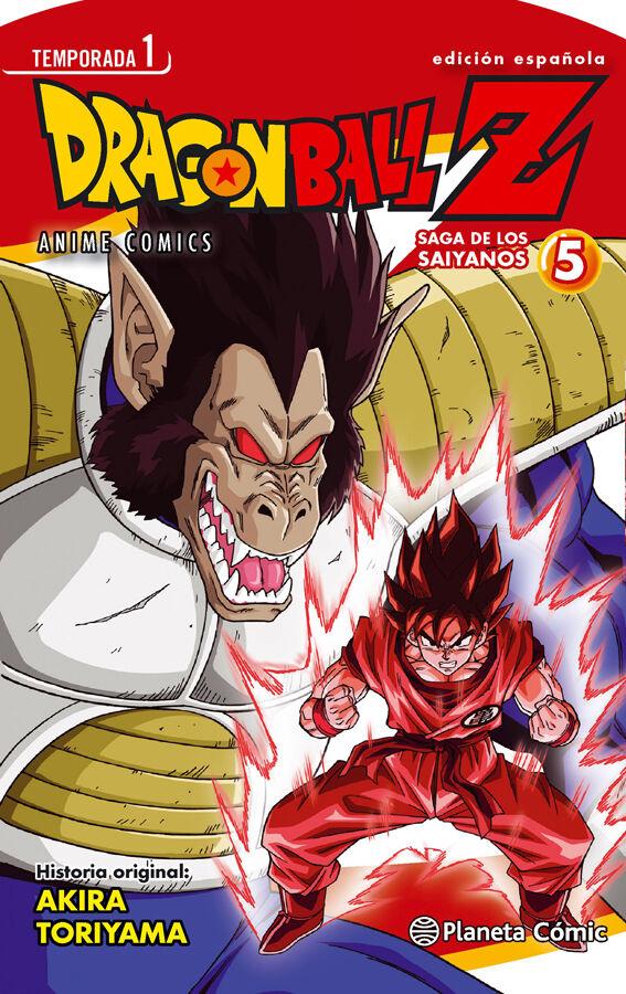 Dragon Ball Z Anime Series Saiyanos n&ordm; 05/05