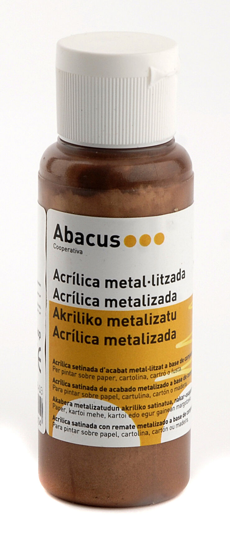 Pintura acrílica Abacus 80 ml bronce