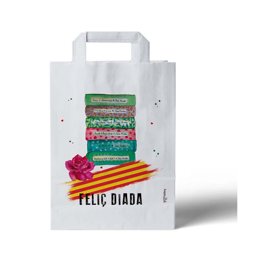 Bossa blanca Sant Jordi Feli&ccedil; Diada