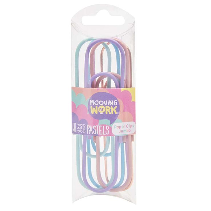 Clips Jumbo Maw Pastel 5u
