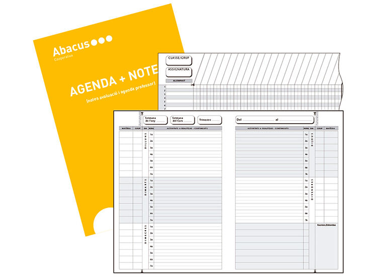 Agenda Memo Notas Abacus A4