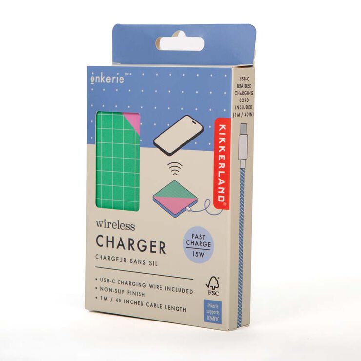 Cargador inalámbrico Inkerie Kikkerland