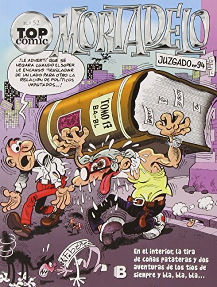 Top Cómic Mortadelo 52: El coche eléctrico, Pánico en el Zoo