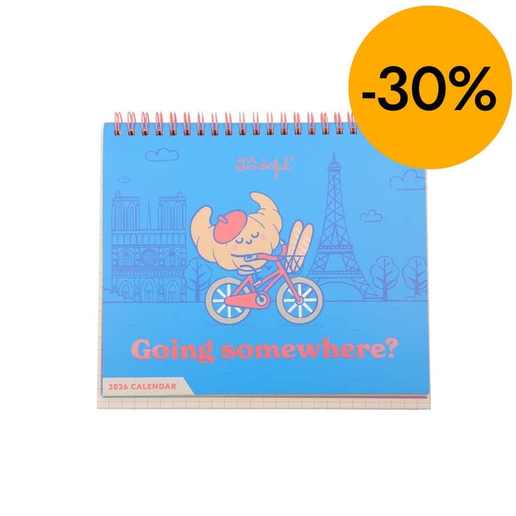 Calendari sobretaula 2026 cast Going Somewhere?