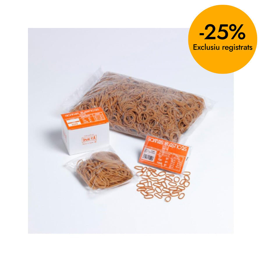 Gomas el&aacute;sticas Ineta No.60 60mm 100g