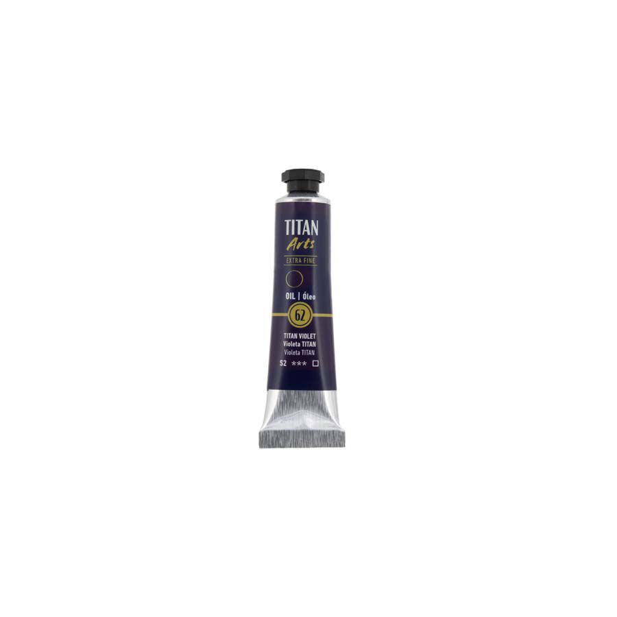 Pintura al &oacute;leo Titan 20ml violeta titan