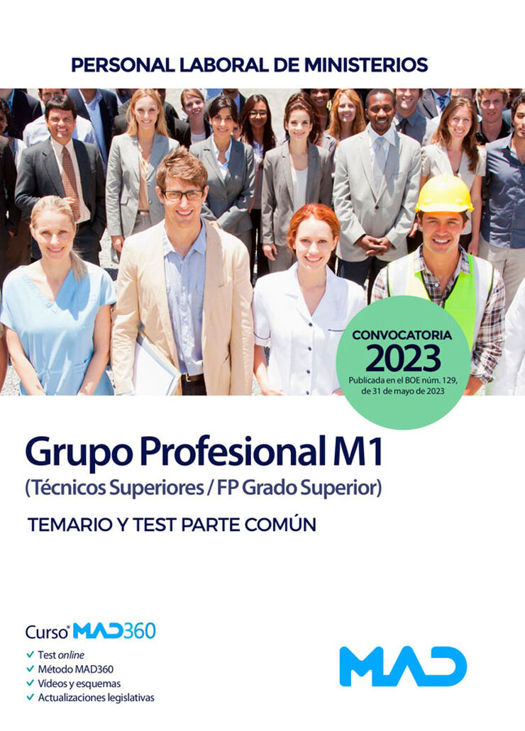 Personal Laboral de Ministerios Grupo Profesional M1 (Técnicos Superiores/FP Grado Superior)