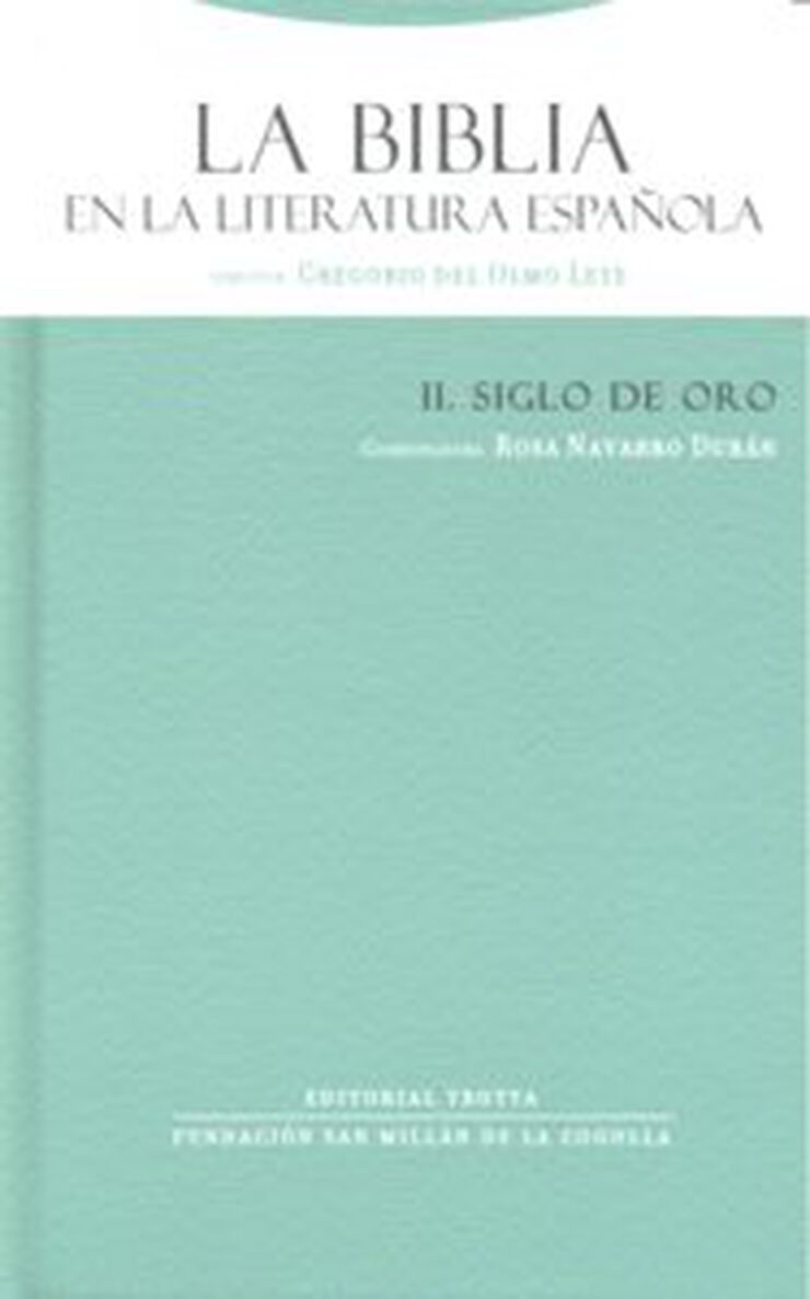 La Biblia en la literatura española II