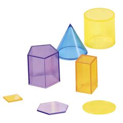 Formas geométricas translúcidas
