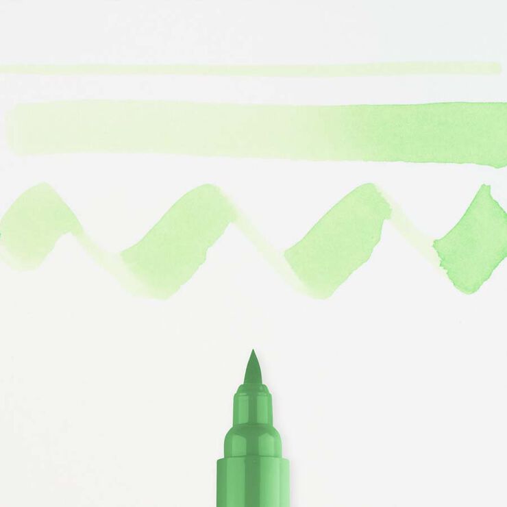 Rotulador Ecoline Brush Pen verde pastel 666