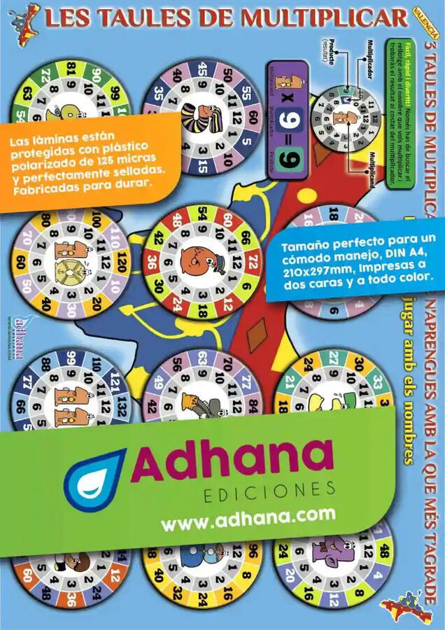 Adhav taules de multiplicar