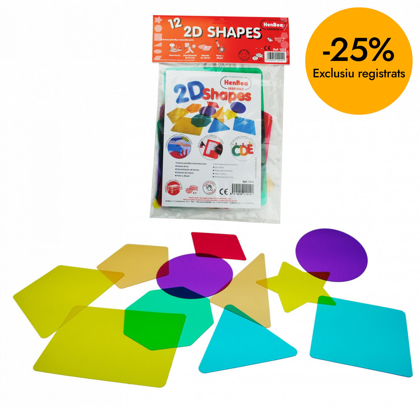 Plantillas transl&uacute;cidas formas