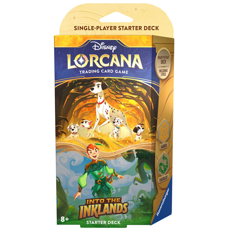 Disney Lorcana: Into the Inklands Starter Deck A - Amber & Emerald