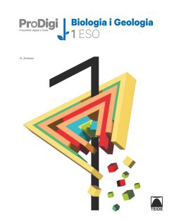 Quadern Prodigi. Biologia I Geologia 1r ESO