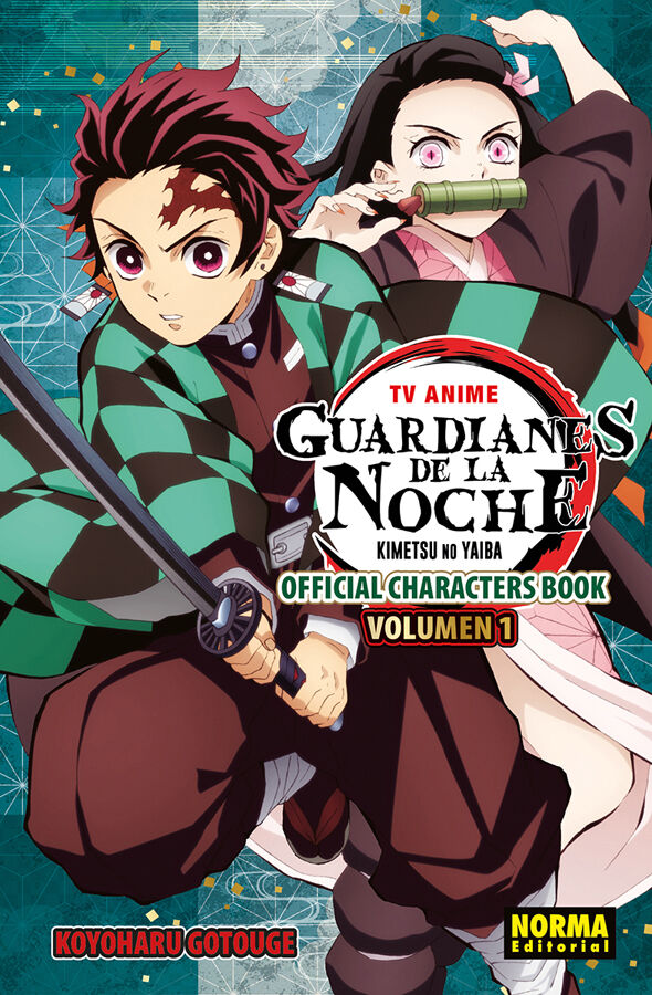 Guardianes de la noche Anime character book 01