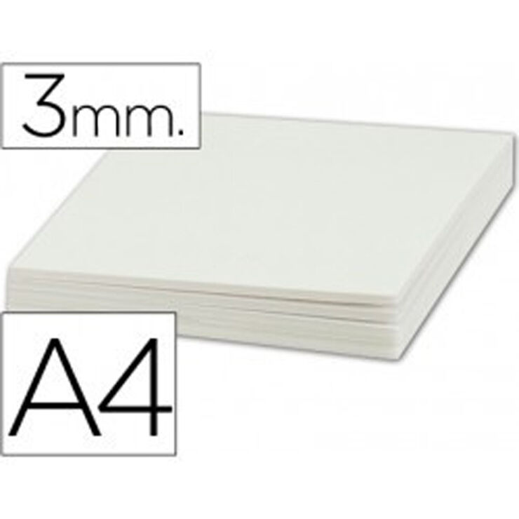 Cartón pluma Precision A4 blanco 5u