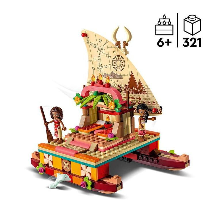LEGO® Disney Princess Barco Aventurero de Vaiana 43210