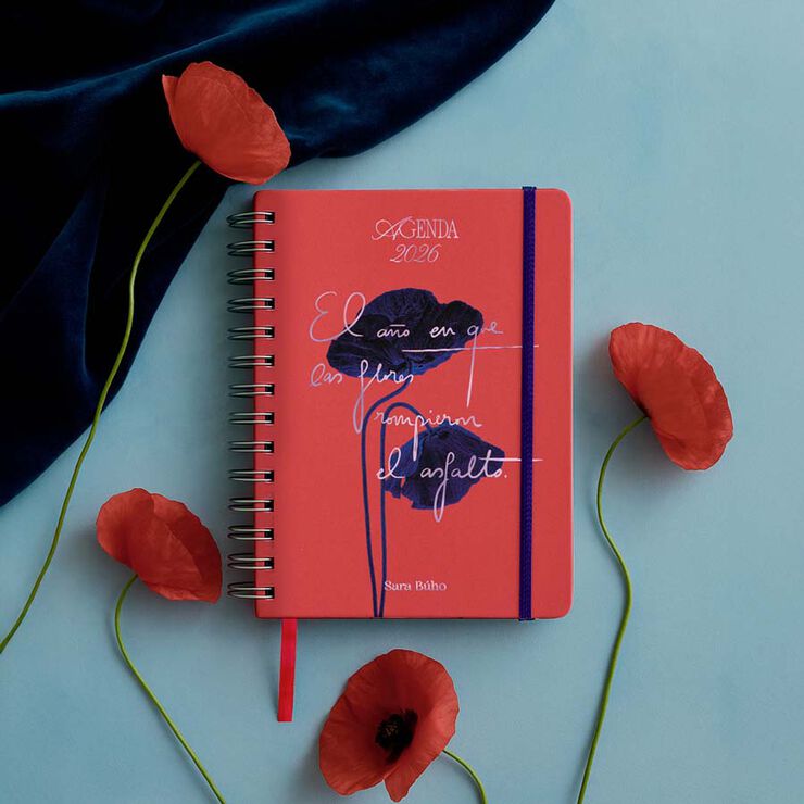 Agenda Sara Buho castellano d&iacute;a/p&aacute;g 2026