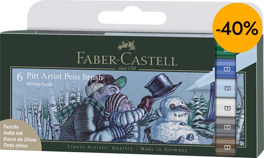 Pitt Artist Pen brush Winterlude 6c