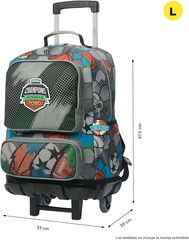 Mochila con ruedas Totto Multisport L