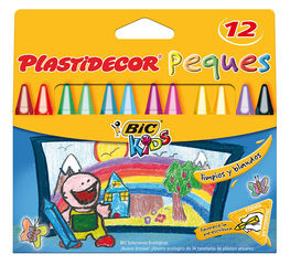 Comprar Pack coloreado para ñiños, 12 lápices de colores, 12 rotuladores y  12 ceras Plastidecor BIC · BIC · Hipercor