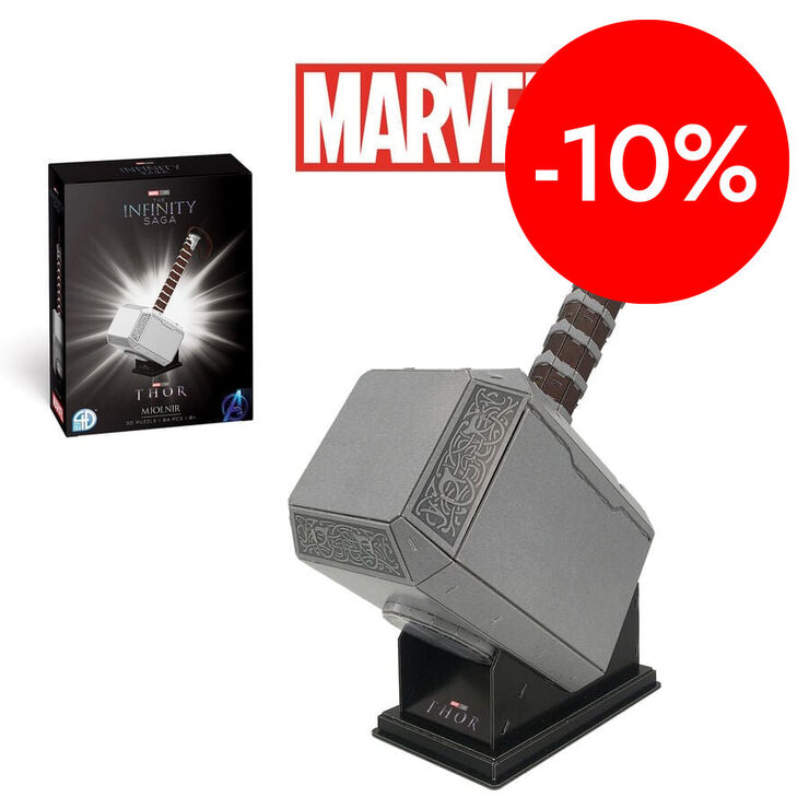 Puzle 3D 84 peces Martell Thor Marvel
