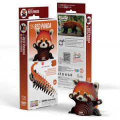 Puzle 3D Eugy Panda Vermell