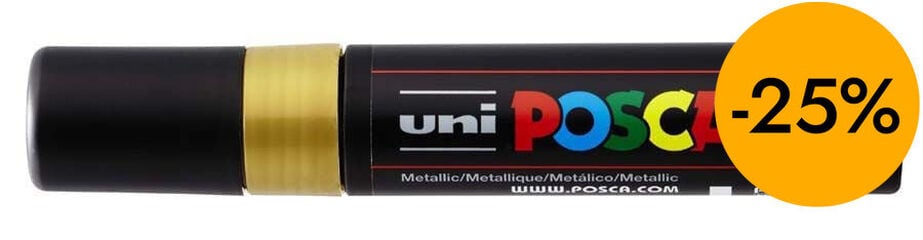 Rotulador Posca PC-17K 15mm oro