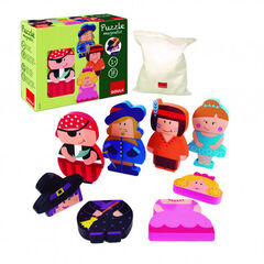 Personajes magnéticos intercambiables  6 unidades