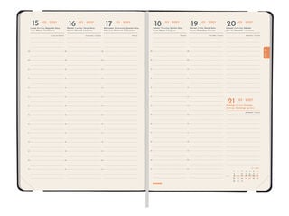 Agenda Finocam Flex Llisa Setmana Vista Vertical 2027 Castell&agrave; Negre