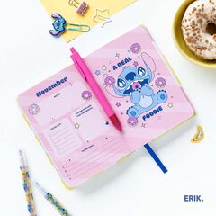 Agenda Erik 17 meses Pocket sem/vista inglés 2025-26 Stitch