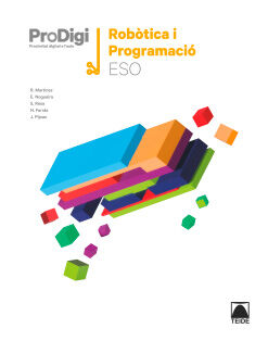 Quadern ProDigi. Rob&ograve;tica i programaci&oacute; ESO