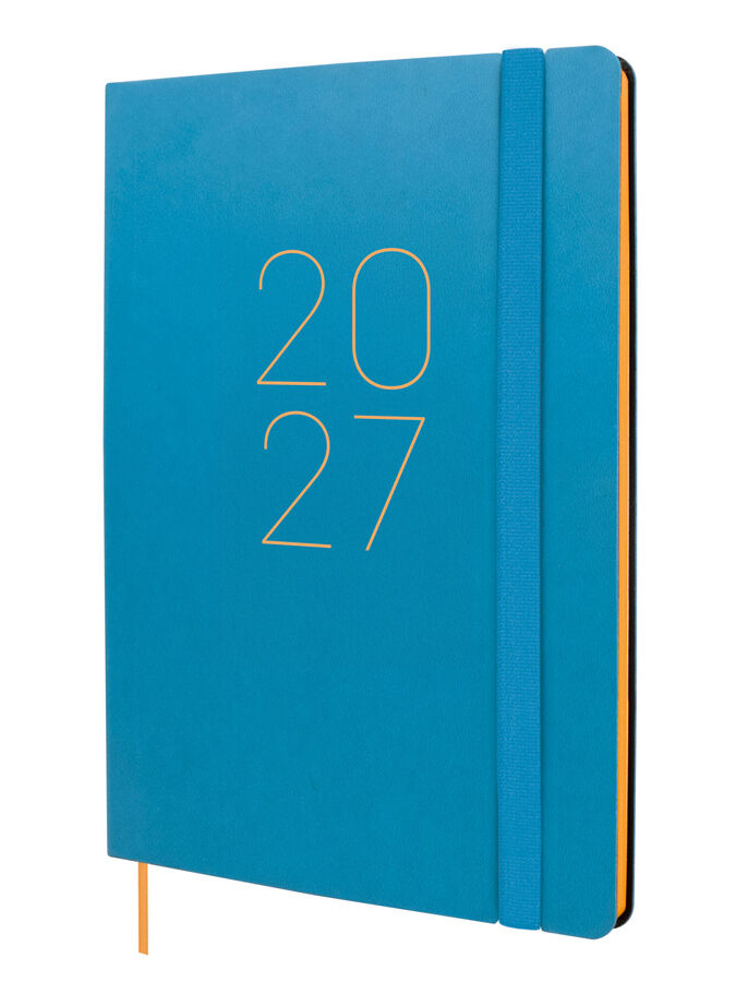Agenda Finocam Flex Llisa Setmana Vista Vertical 2027 Castell&agrave; Blau