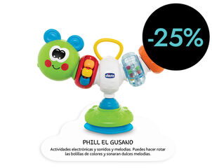 Phil El Gusano trona (con ventosa) Chicco