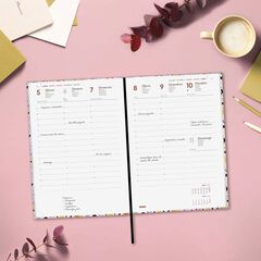 Agenda Finocam Porto DS Y10 sem/vista vertical cat 2026 Malva