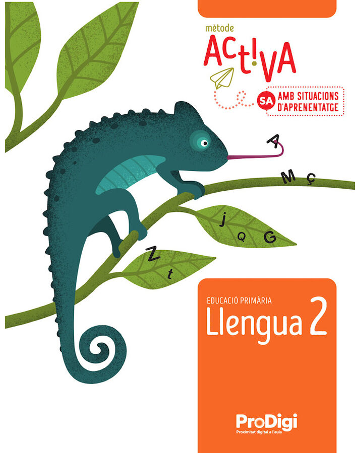 Llengua 2n Prim&agrave;ria Lletra lligada - Activa -Prodigi
