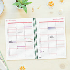 Agenda Finocam Design Collection Semana Vista Horizontal 2027 Catal&aacute;n Lema