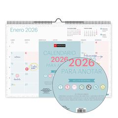 Calendari Miquelrius paret A3 2026 castellà Lovely