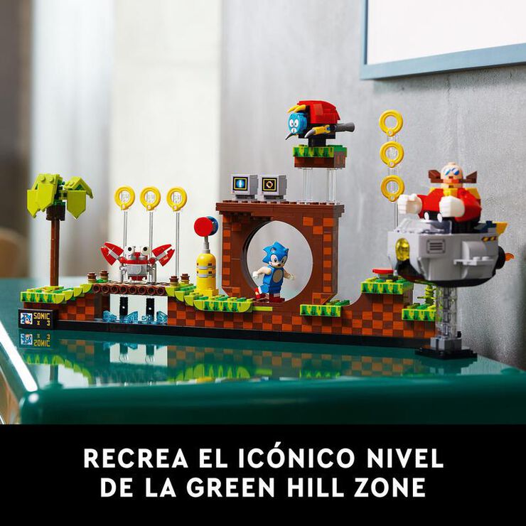 LEGO® Sonic the Hedgehog Green Hill Zone set con Dr. Eggman 21331